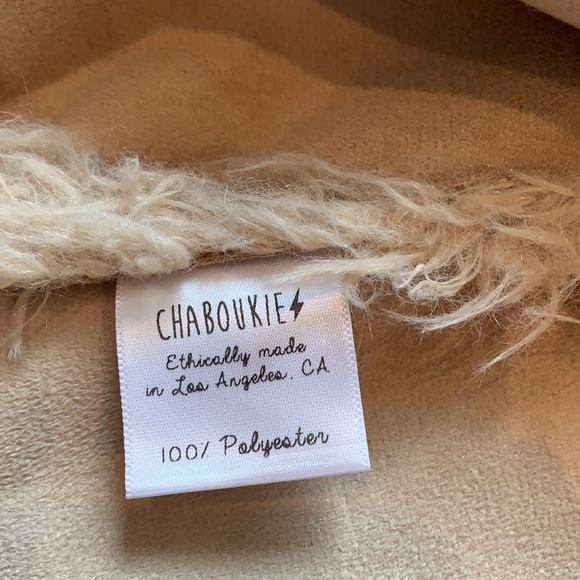 NWOT Chaboukie faux Shearling and Suede Jacket - Picture 2 of 4